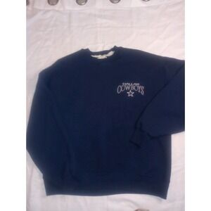 Vtg Dallas Cowboys‎ Chalk Line Long Sleeve Sweatshirt Large Men's